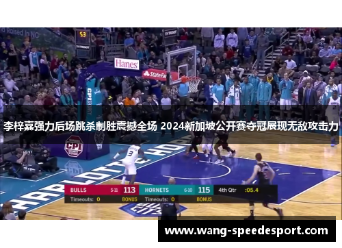 李梓嘉强力后场跳杀制胜震撼全场 2024新加坡公开赛夺冠展现无敌攻击力