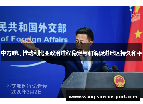 中方呼吁推动利比亚政治进程稳定与和解促进地区持久和平